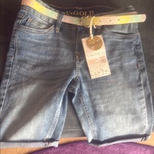 Vigold Blue and Pink Shorts with Soft Fabric